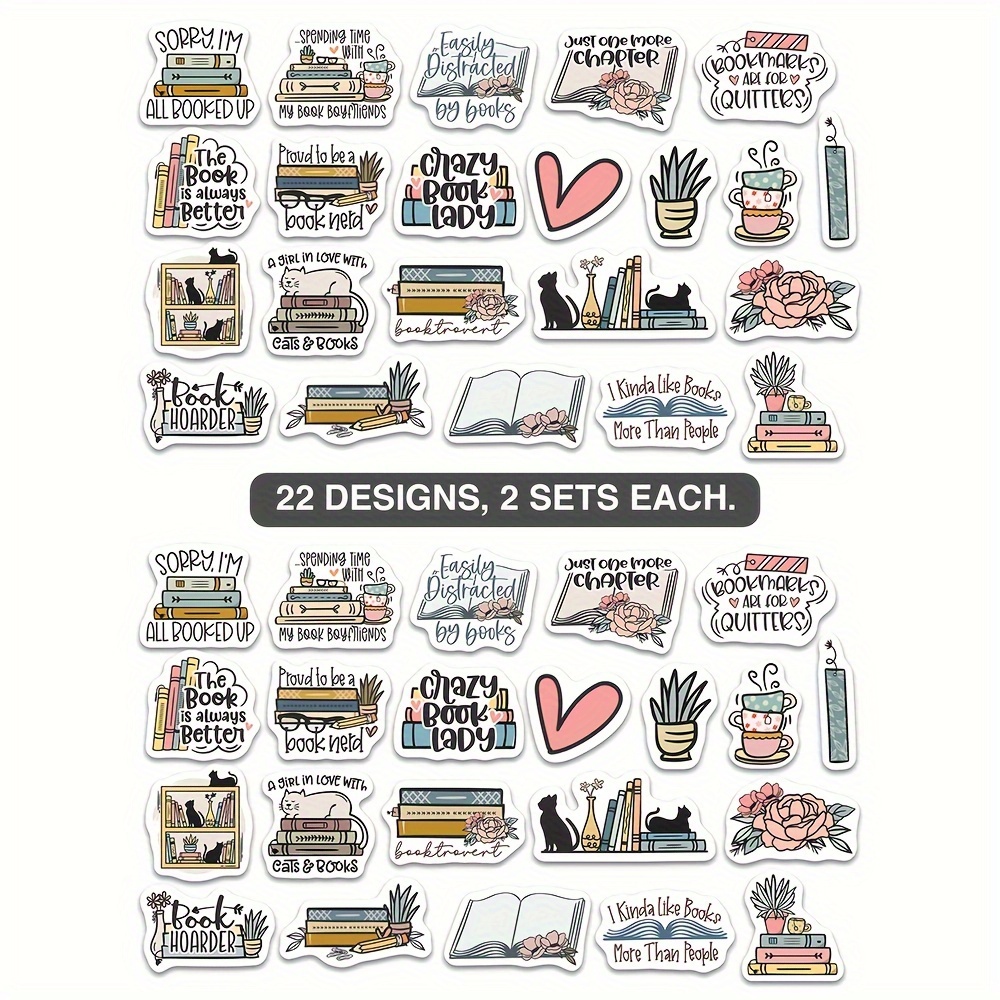 44 Reading Stickers For Books