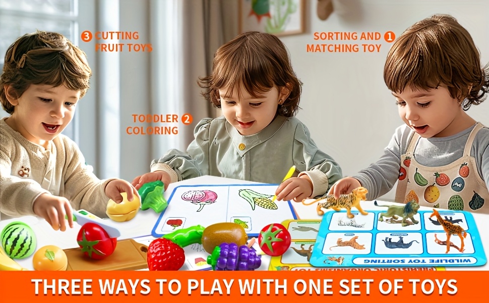 3in sorting toys children learning education games cutting Temu