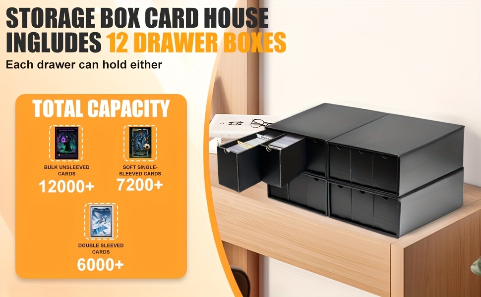 co opting trading card storage box organizer 12000 card - Temu Bahrain