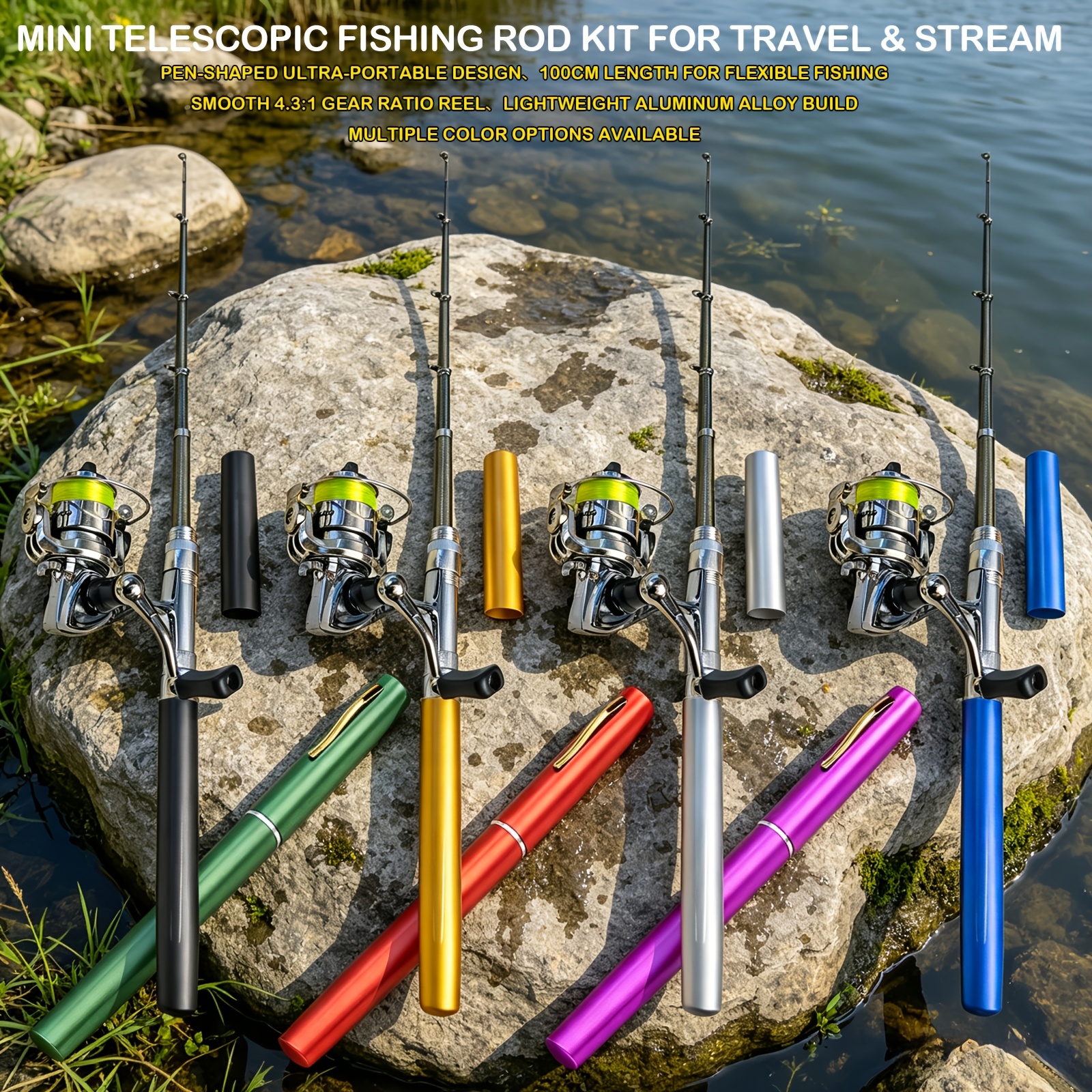 fishing reels and rods sold on Temu Australia