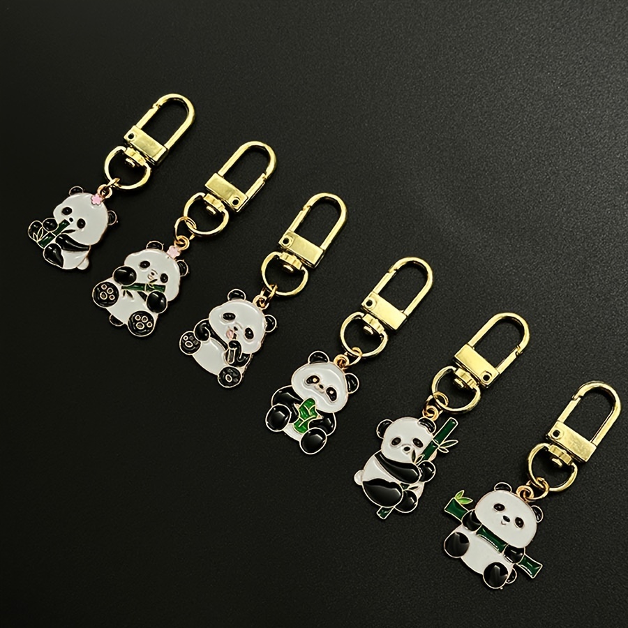 

6pcs Cute Creative Keychain Ornaments, Fashionable Bag Hanging Ornaments, Personalized Small Gift Couple Keychain Accessories
