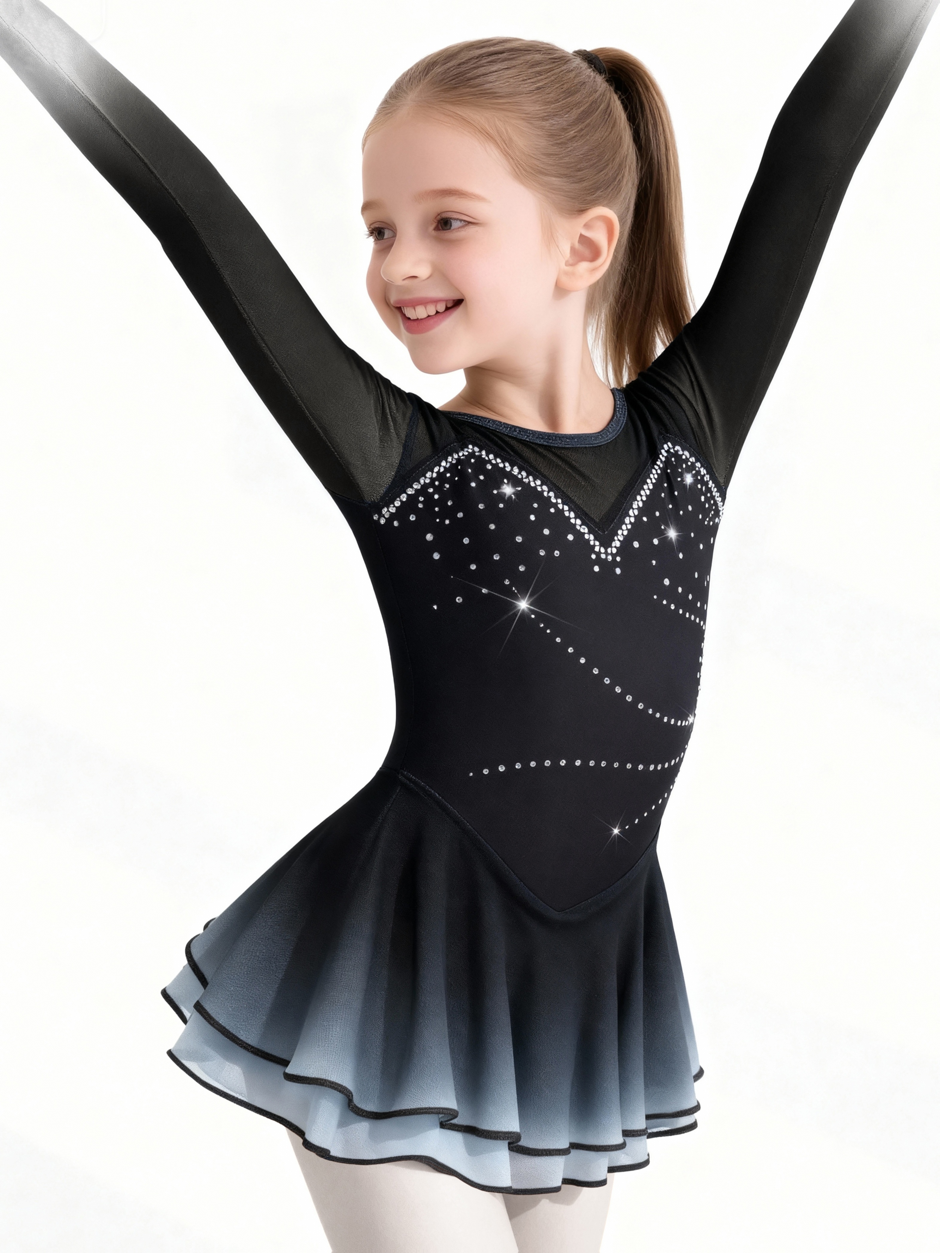 girls elegant dance dress sparkling - Temu Oman