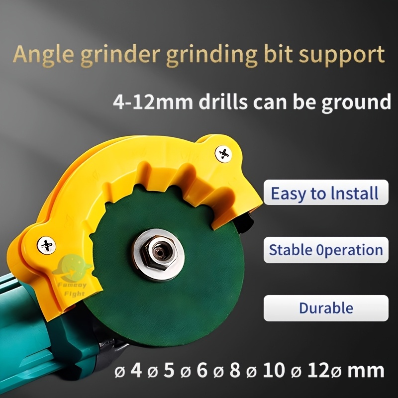 

1pc Drill Bit Sharpener, Metal Angle Grinder Accessory, Manual , No Electricity Required, Construction