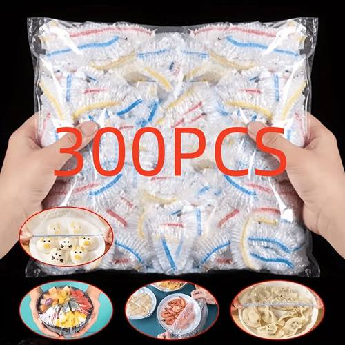 100pcs vibrant disposable food covers freshness preserving kitchen accessories pet material