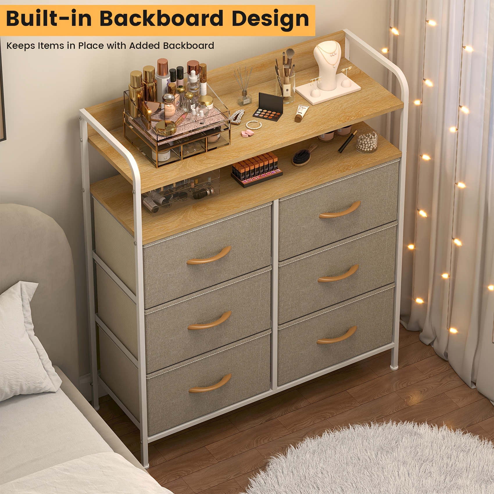 6-Drawer Chest for Bedroom and Living Room