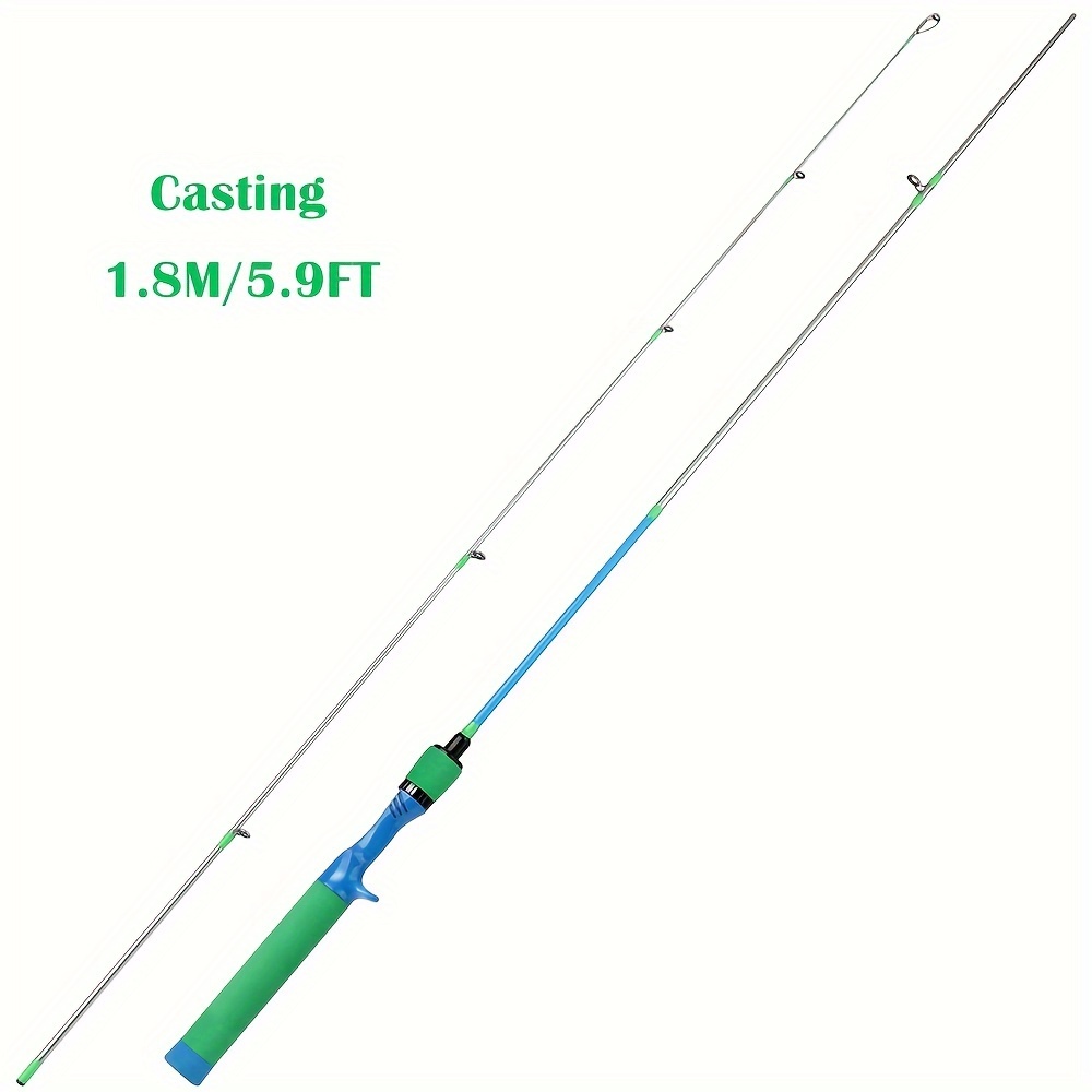 Sougayilang 2-section Fishing Rod, Carbon Fiber Spinning/casting