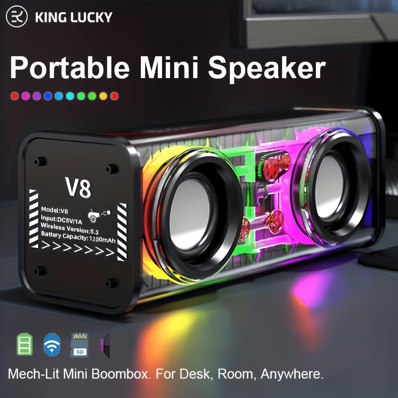 Kinglucky Portable Wireless Speaker, Wireless Heavy Bass Speaker... product image 3