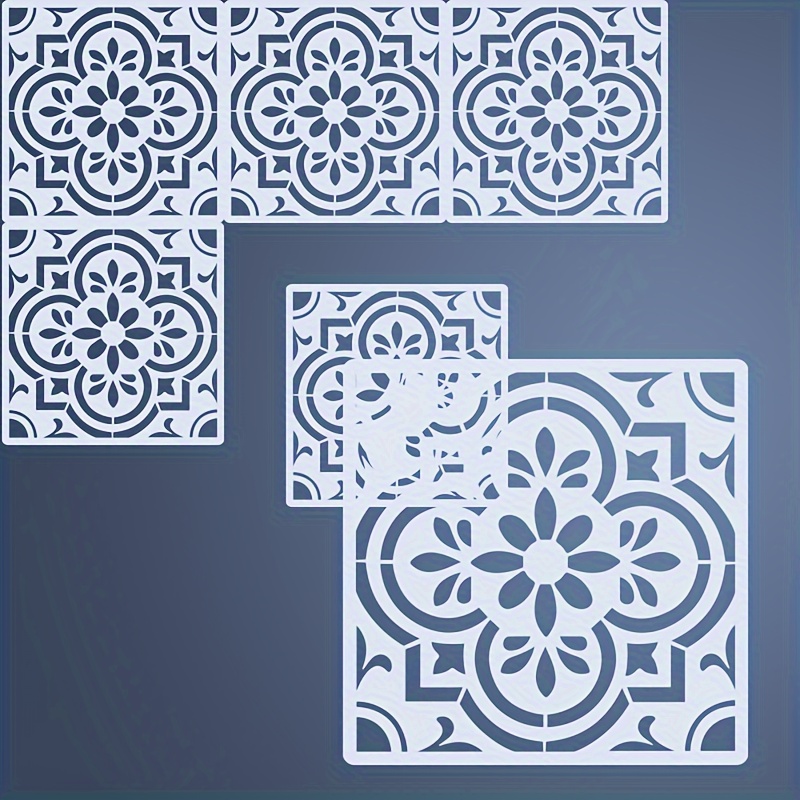 " Pattern Stencils Set Reusable Pet Temu New Zealand