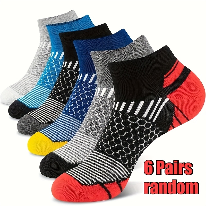 TEMU 6/30 Pairs Of Random Socks Suitable For Men And Women , Summer And Autumn, All Season Men's Short Tube Boat Socks, Low , Men's Outdoor Leisure