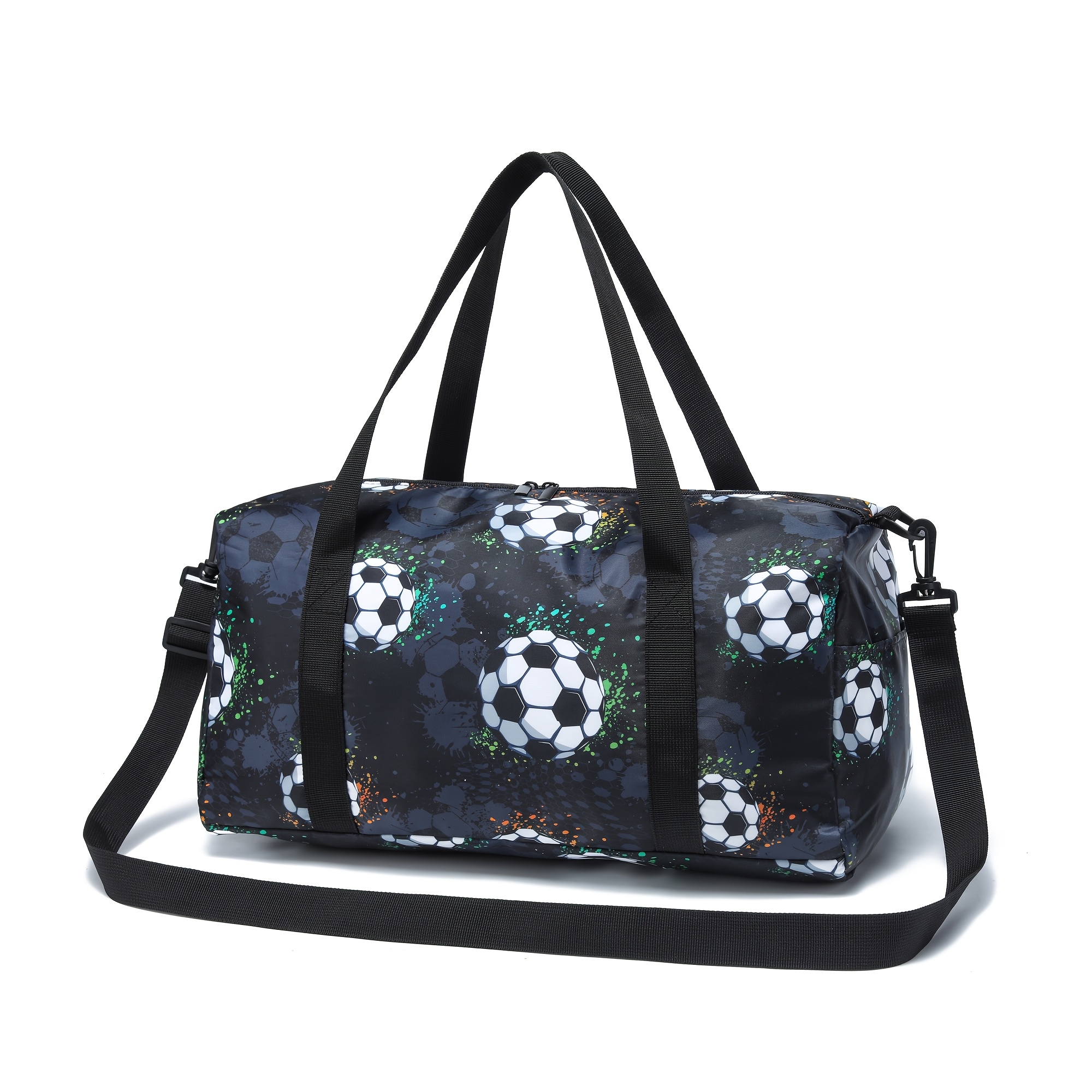 E-shop Reisetasche, Fußball-Gepäcktasche, Schuhaufbewahrungstasche, Trainings-Sport-Schultertasche mit großem Fassungsvermögen, Yogatasche