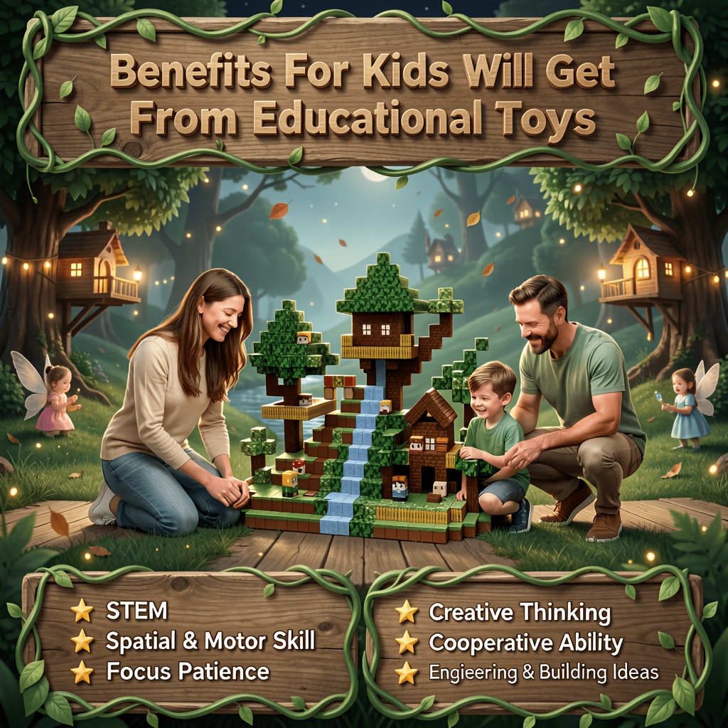 Creative DIY Building Blocks, Educational STEM Toy Set