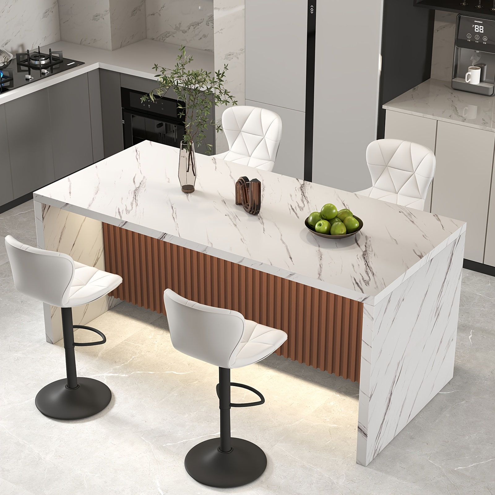 67 large dining table for 4 6 people imitation marble island table mordern marble stripes kitchen dining table with grille design for dining room living room