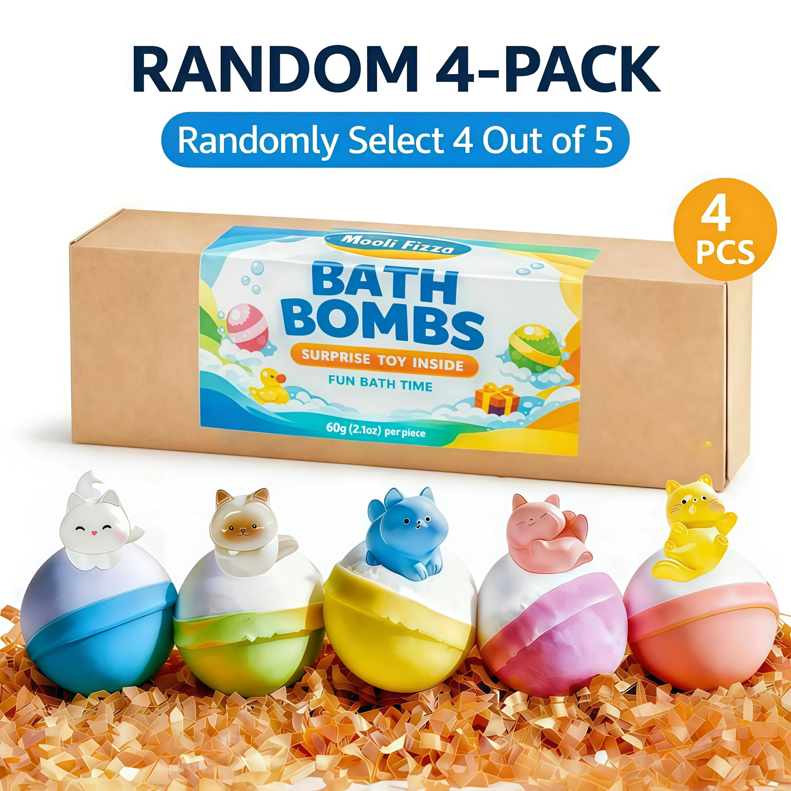 bombes de bain surprise chat    , chaque bombe de bain contient un   de chat     à lintérieur,   &  , cadeaux parfaits pour noël, halloween, saint-valentin, fête des mères Détails du produit 9