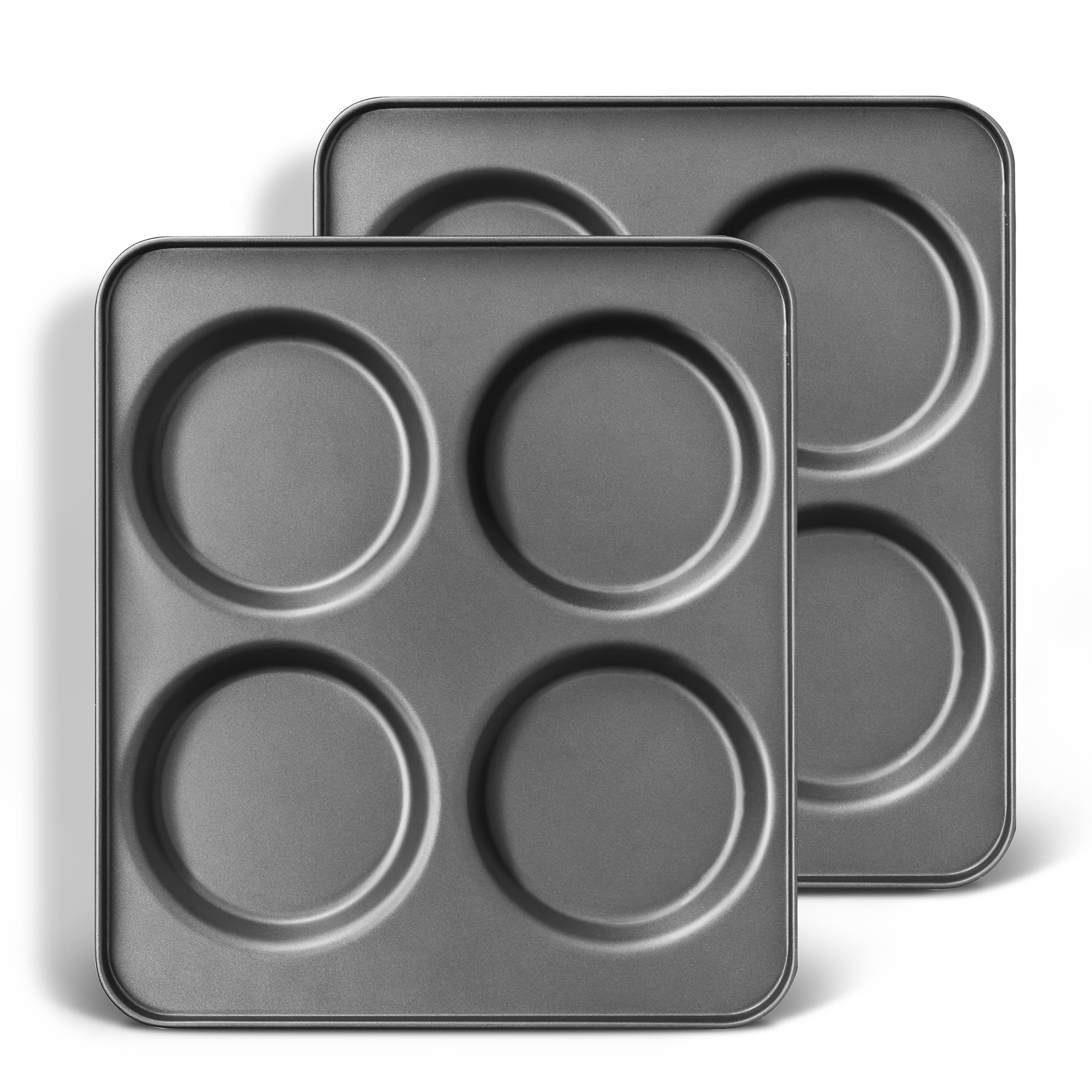 

Hongbake Muffin Pan For Baking, Nonstick Cupcake Tin 12 Cup, 2 Cake Tray, Premium Cheesecake Pans, Dishwasher Safe - Dark Grey