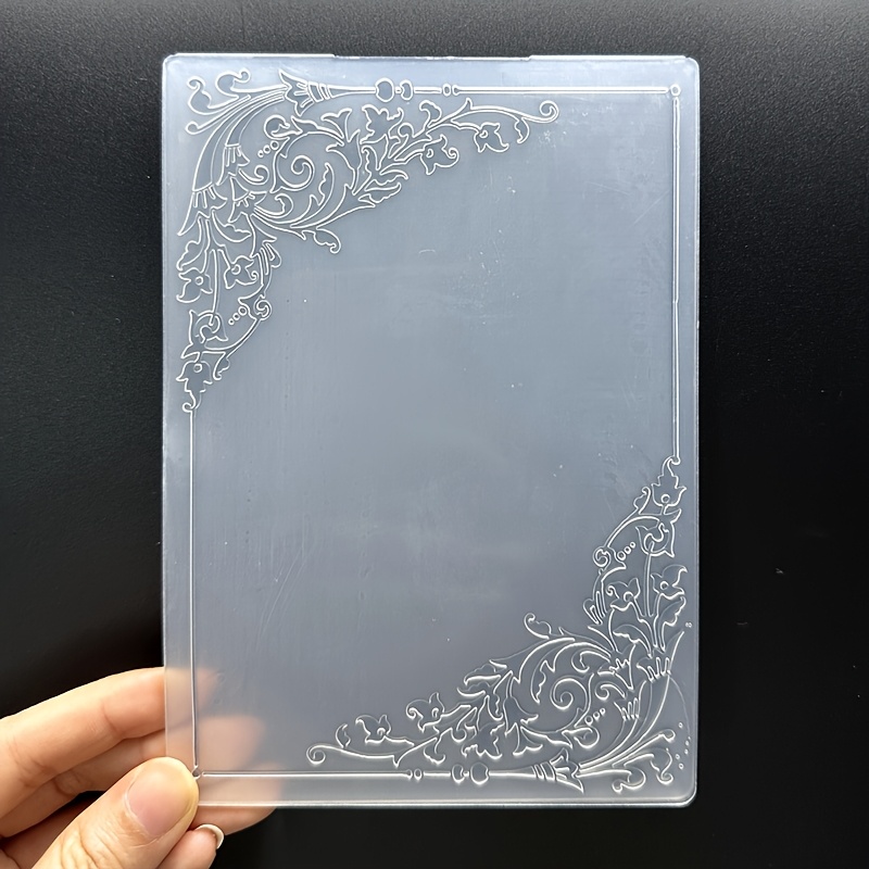 

Pattern Embossing , Plastic 3d Card Making Kit, For Diy Crafts, Scrapbooking, ,