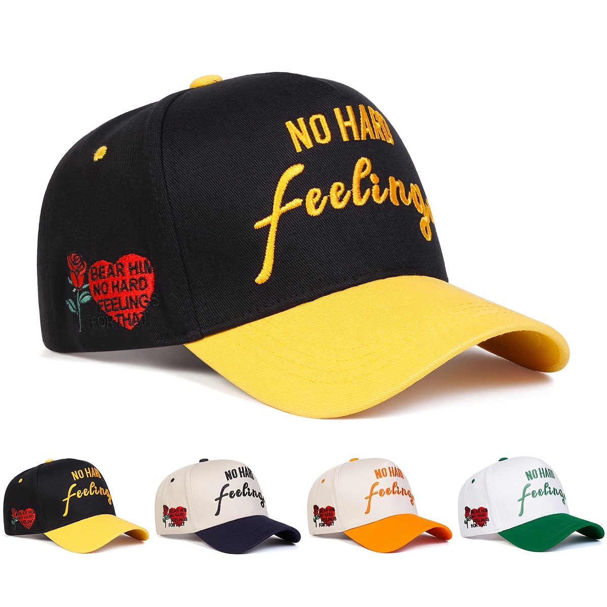 

1pc "no " Cap - , 100% Polyester, , , Slight , , Embroidery, Sun For , , Vacations