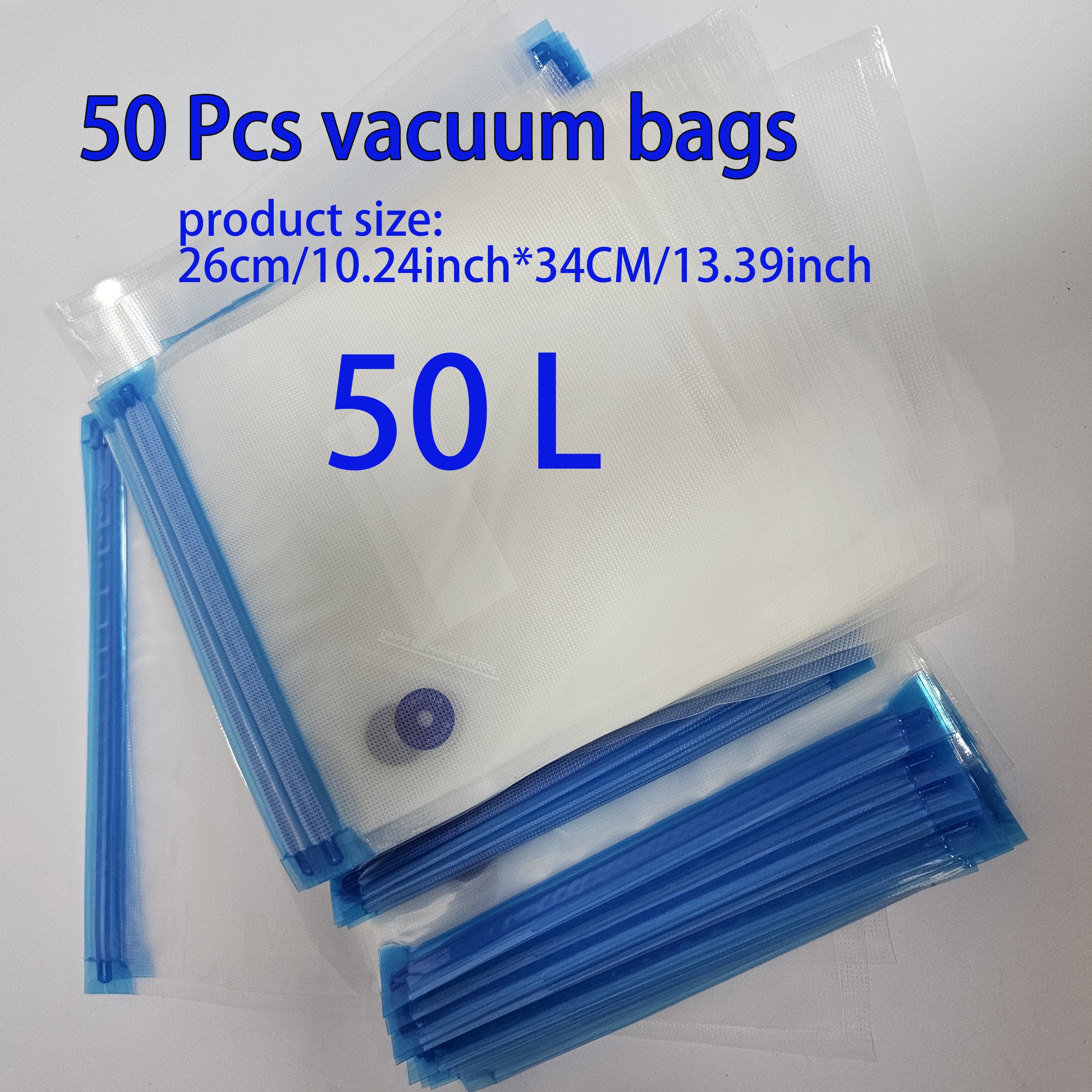 60 Sacchetti Per Alimenti Riutilizzabili - Con Chiusura A Zip - Senza BPA - 3 Dimensioni - Foto 11