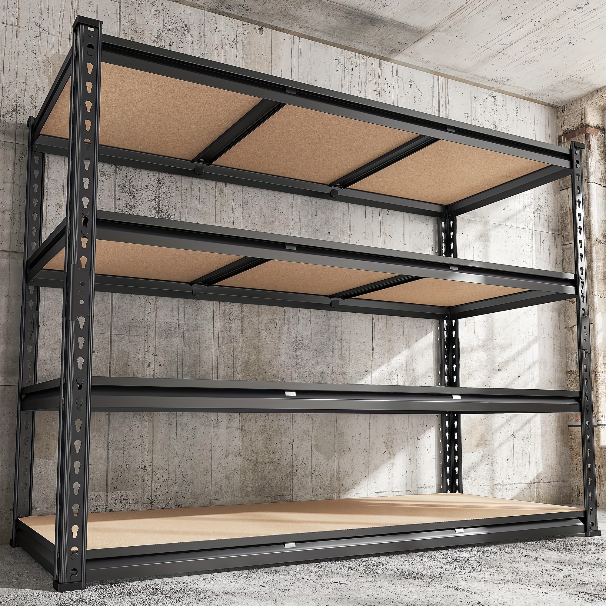 48 w heavy duty adjustable metal garage shelving unit Temu