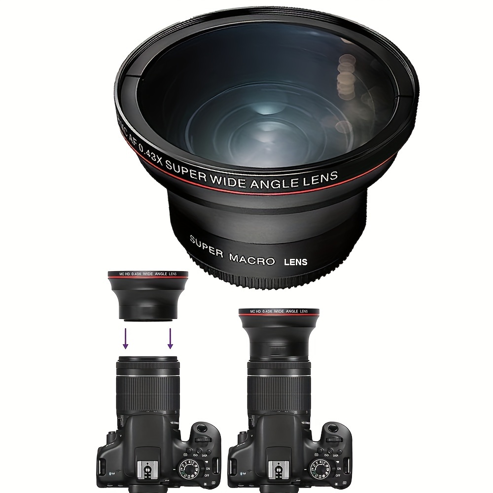 wide angle macro camera lens optical zoom auto focus Temu