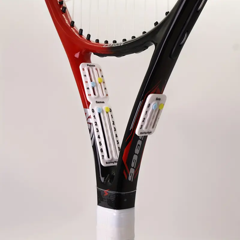 portable tennis   with   points   40 game set   clip   for rackets durable lightweight tennis training accessory perfect gift for players   tennis accessories sleek racquet attachment     display details 0