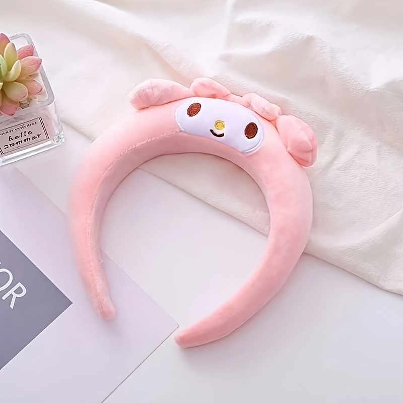 

Sanrio Lovely Cartoon Decorative Head Band - Cute Melody Kurumi Cinnamorolls Pompompurin Decorative - Non Slip Hair Hoop Suitable For Face Washing Skin Care Make Up