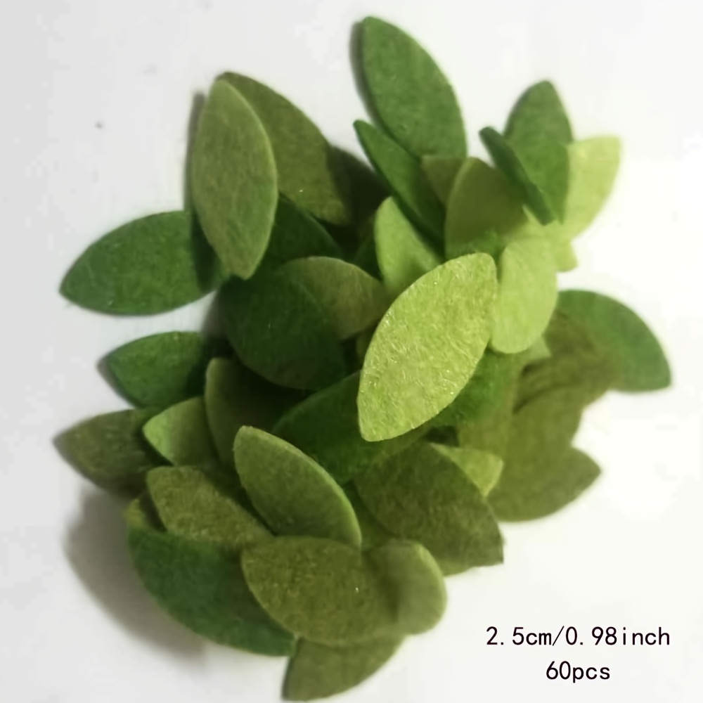 Christmas Decoration Felt Leaf Additions Wreath Handmade