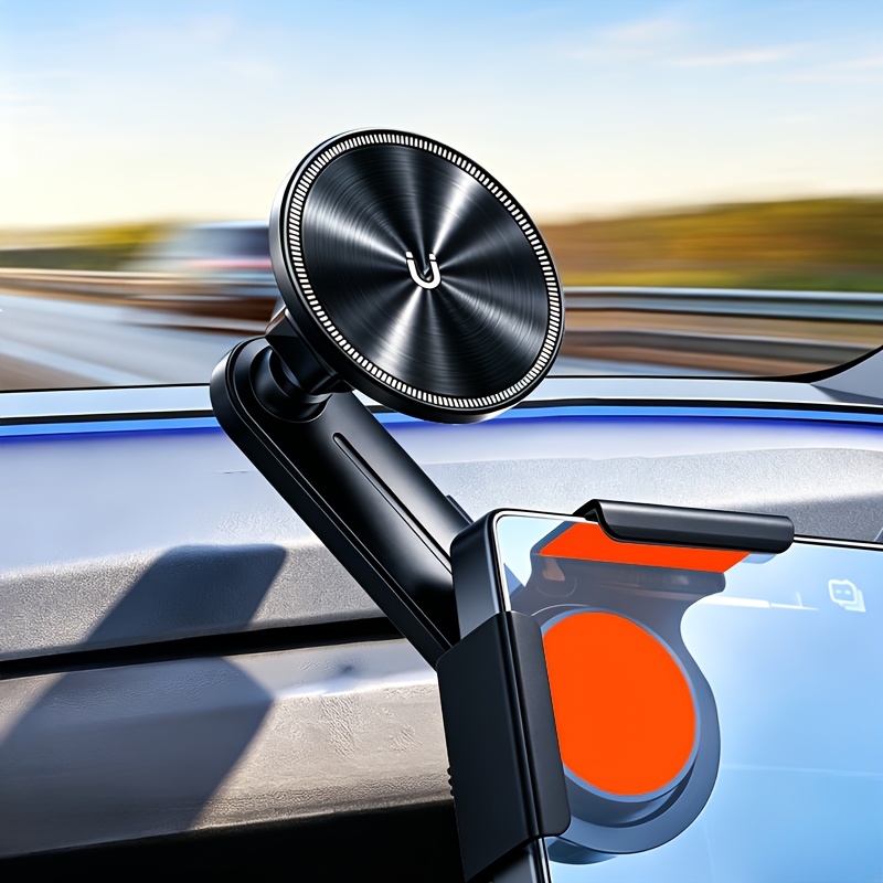 TEMU Mobile Phone Holder Suitable For Model 3 And Y Additions Car Magnetic Phone Holder With Magnetic Power Supply Compatible With Iphone 17 16 15 14