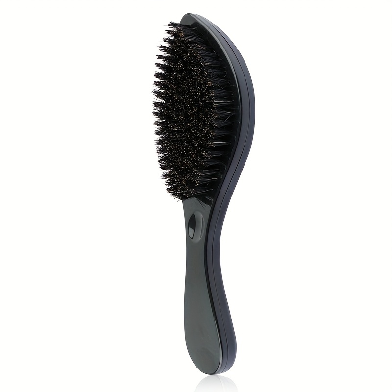 TEMU Hair Salon Specific Bristle Oil Head Brush, Men's Beard Grooming Brush, Women's Hair Care Brush, Hair Smoothing Brush, Hair Styling Brush