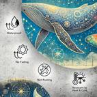 8x8 round metal wall art marine animal design bars cafes clubs kitchen decor