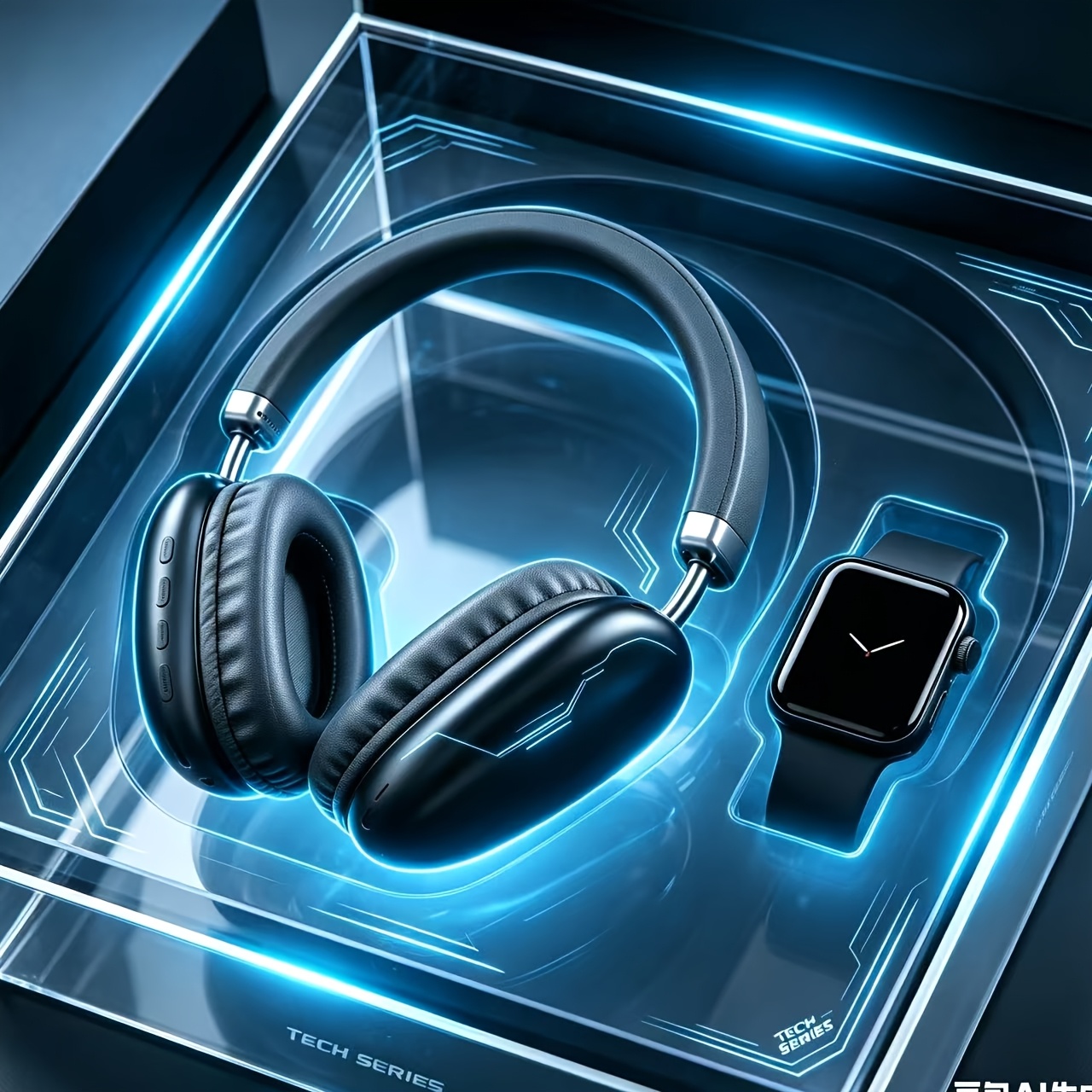 TEMU New Noise Reduction Headphones, Wireless Headphones With Microphones, Soft Ear Cushions, Ear Cups, Suitable For Tablets, Laptops, Mobile Phones,