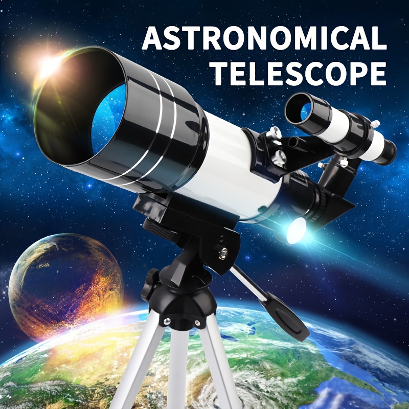 TEMU 150x Telescope, 70mm Aperture Telescope, Suitable For Adults. It Has A High Magnification, Is A Portable Astronomical Telescope(only The Remote