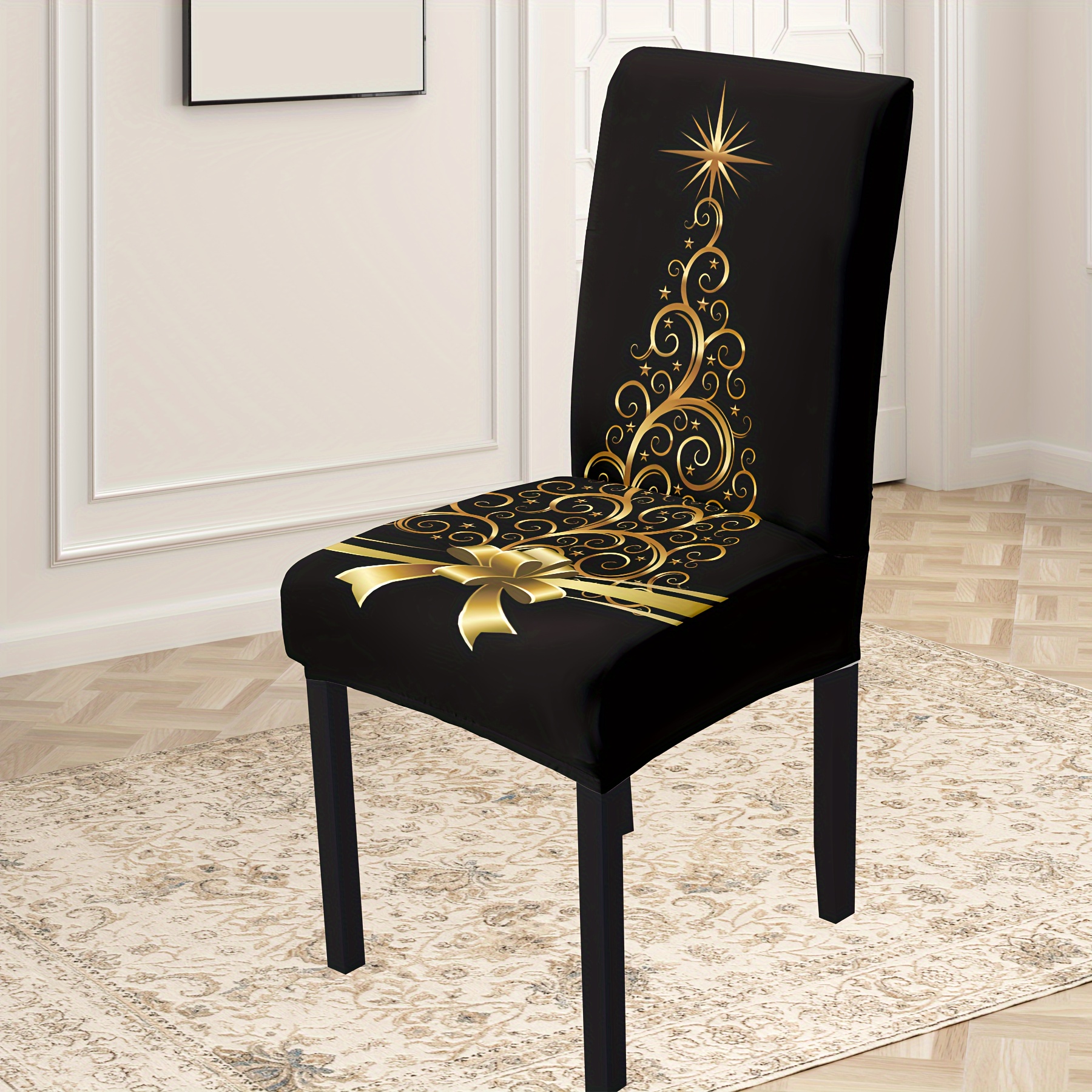 

Jit; 4pcs/6pcs Christmas Tree Chair Covers, , Suitable For And Restaurant Decoration; , - And -,