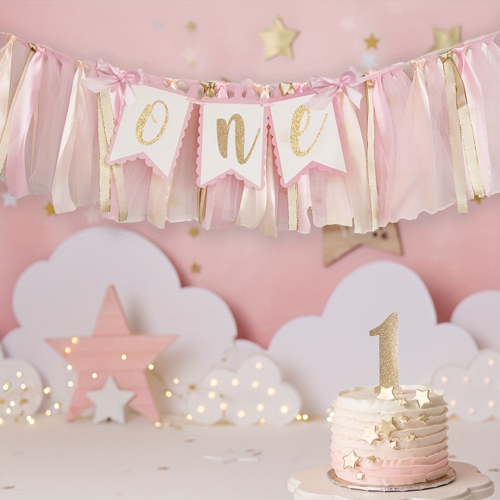 3. Geburtstag Party Banner – Holografisch & Wiederverwendbar, Pink, 3,9 M
