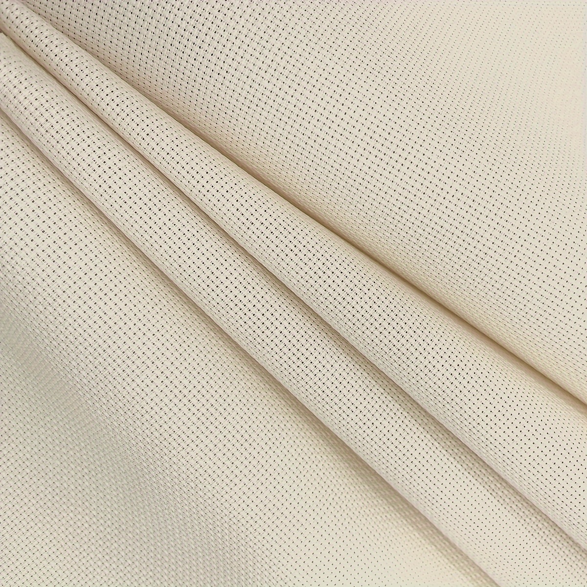 

1pc Aida Embroidery Cloth Khaki Color Fabric 14ct Small Grid 2 Thread Embroidery Classic Handmade Diy Cloth