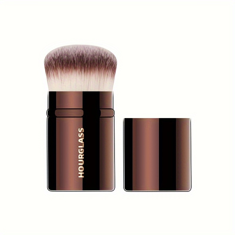 

Hourglass No. 22 Retractable Foundation Brush - Hypoallergenic Oval Brush With Thick Polyester Bristles, Metal Brush Rod For All Skin Types