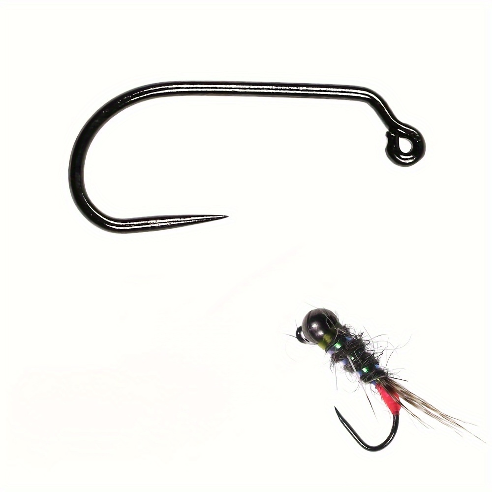 Fly Tying Fishing Hook Barbless Hook Dry Flies 2x Wide - Temu