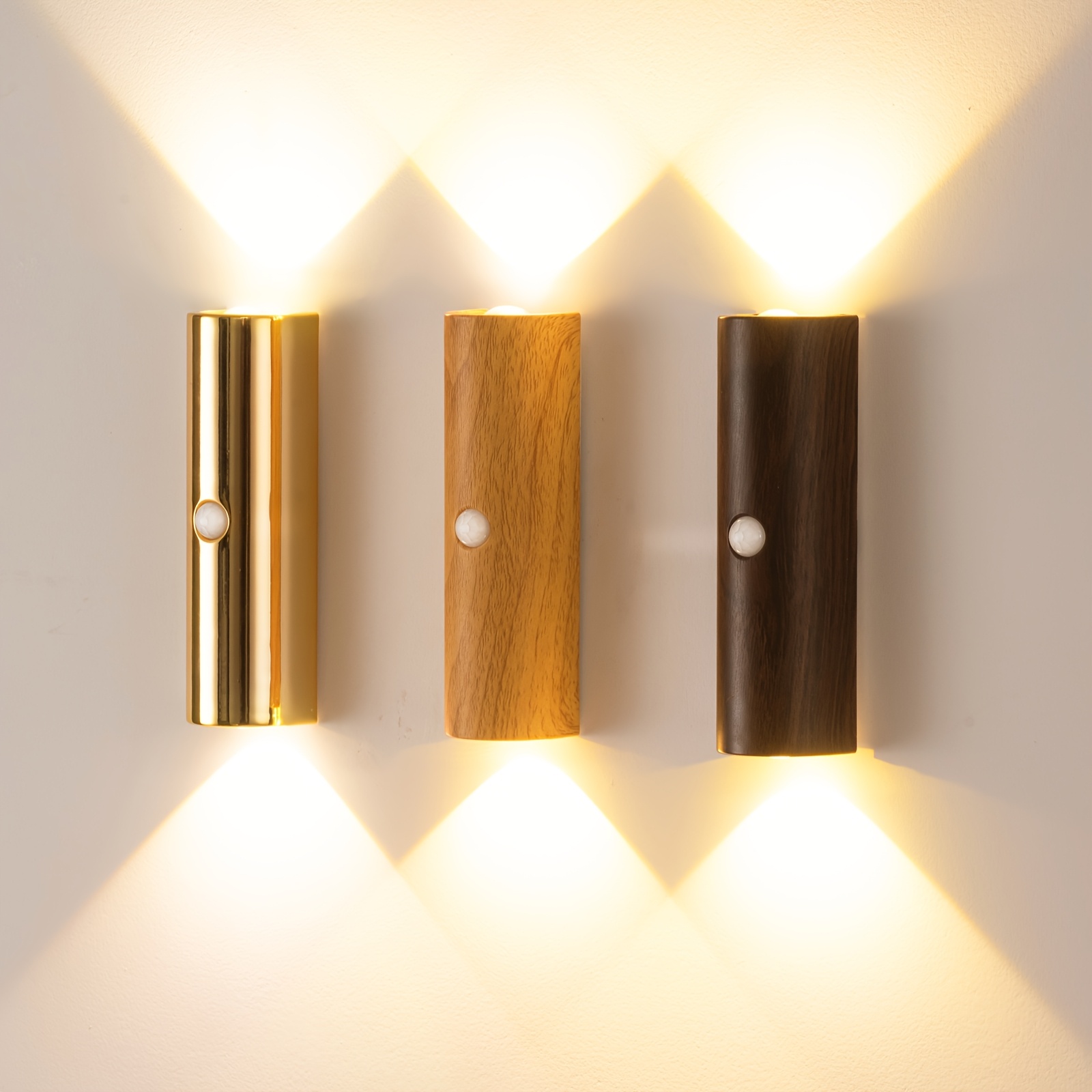 LED Wall Light with Motion Sensor and USB Charging