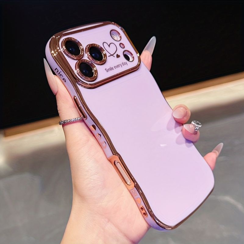 TEMU Phone Case: Luxury Electroplated Soft Protective Cover, Compatible With Iphone 17 Air 16 15 14 13 Pro Max 17pro 16pro 15pro 14pro 13pro,