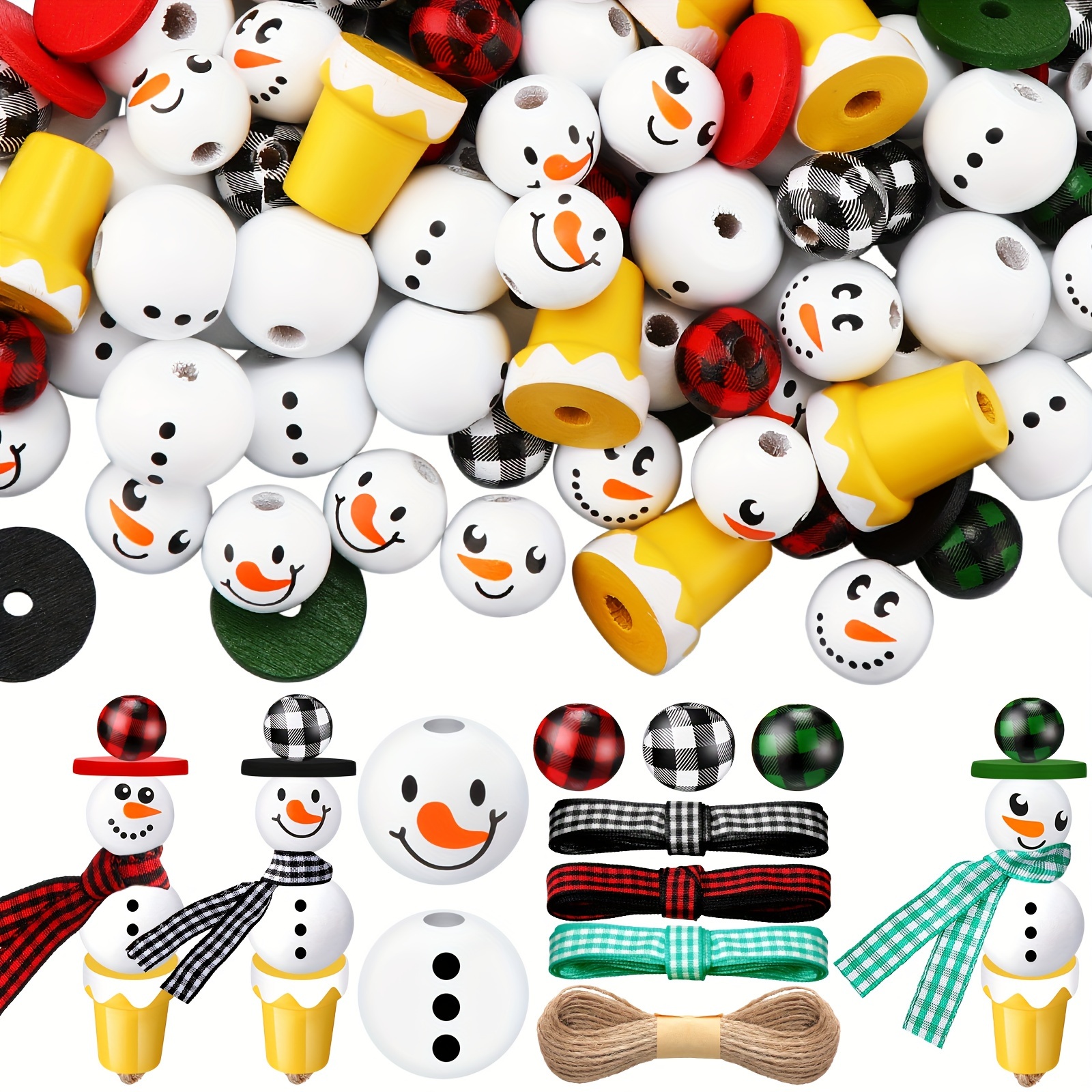 

255 Pcs Christmas Snowman Wooden Snowman Wood Wooden Crafts Christmas Crafts For Adults Christmas Diy Christmas Ornaments (, )