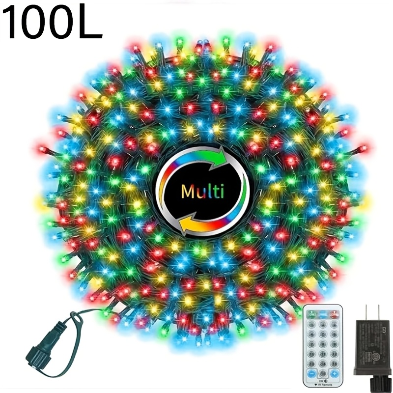 

33ft Christmas Decorative Mini Lights, Led Fairy Starry String Lights Plug In For Tree Wedding Party Decoration, 11 Lighting