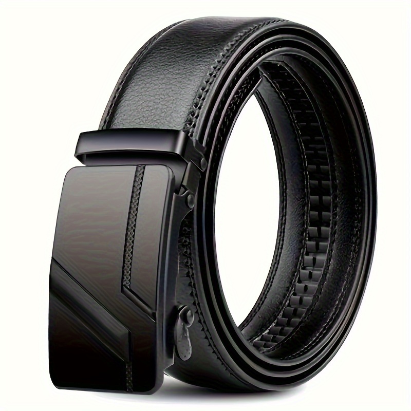 Wear-resistant All-match Automatic Pu Belt. Business Casual Belt Men's Fashion Belt. Ideal Gift