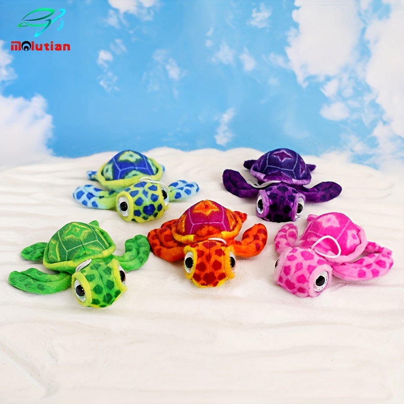 

7.87in Simulation Sea Turtle Plush Toys 5 Colors Lifelike Sea Creeping Animals Turtle Rex Plush Toys Figur Super Soft Plush Dolls For Kids Stuffed Model Toys Gifts For Kids