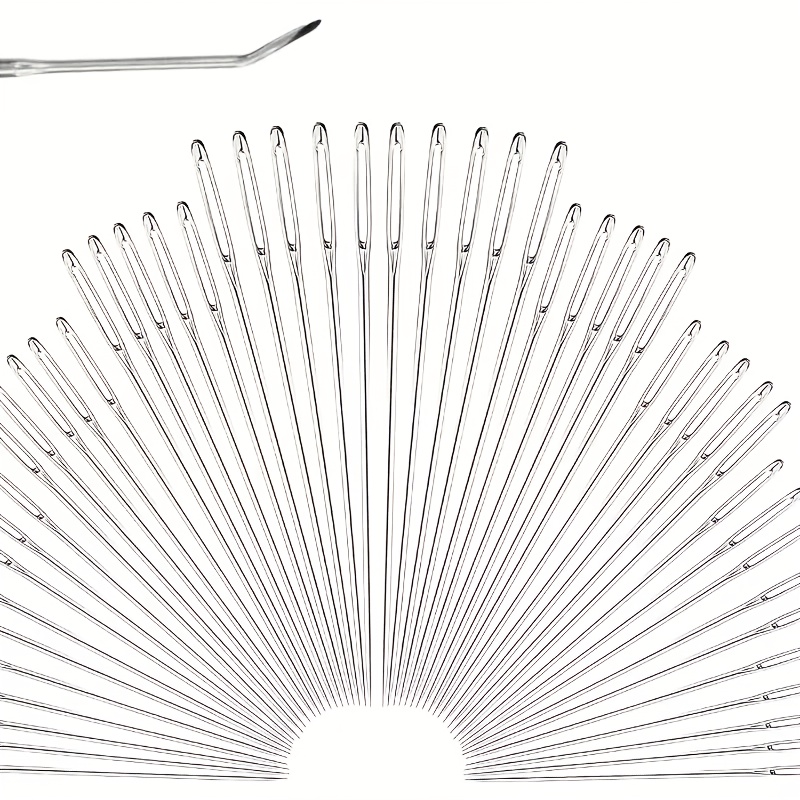55pcs Hand Sewing Needle Set with Scissors, Perfect for Beginners