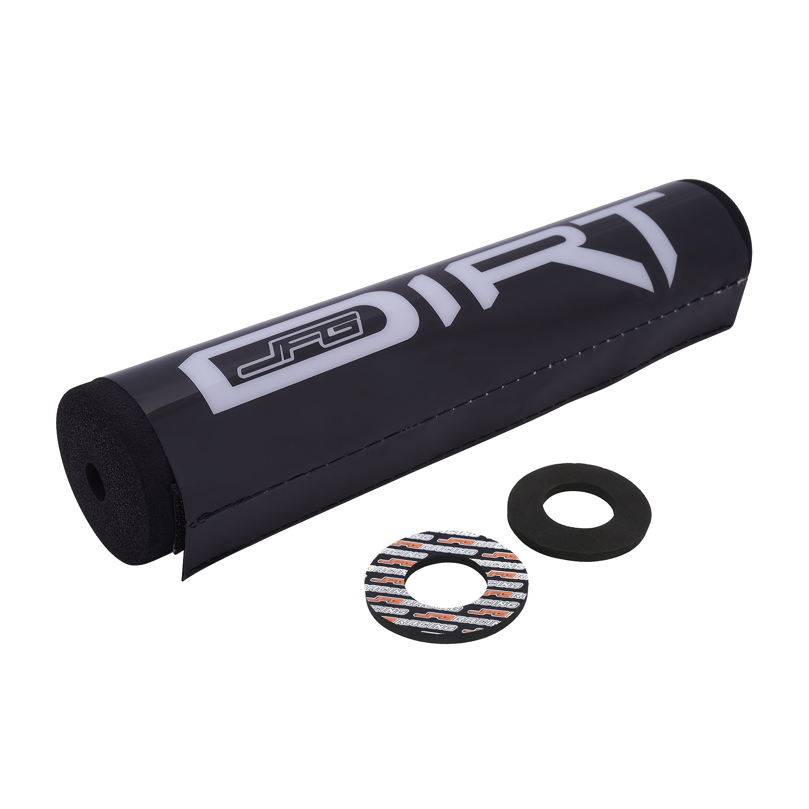 TEMU Motorcycle 25cm Handlebar Pad And Grip Donuts 7.87'' Motorcycle Cross Bar Round Pad Donuts Kit For Dirt Pit Bike Street Bike Racing Atv Kayo