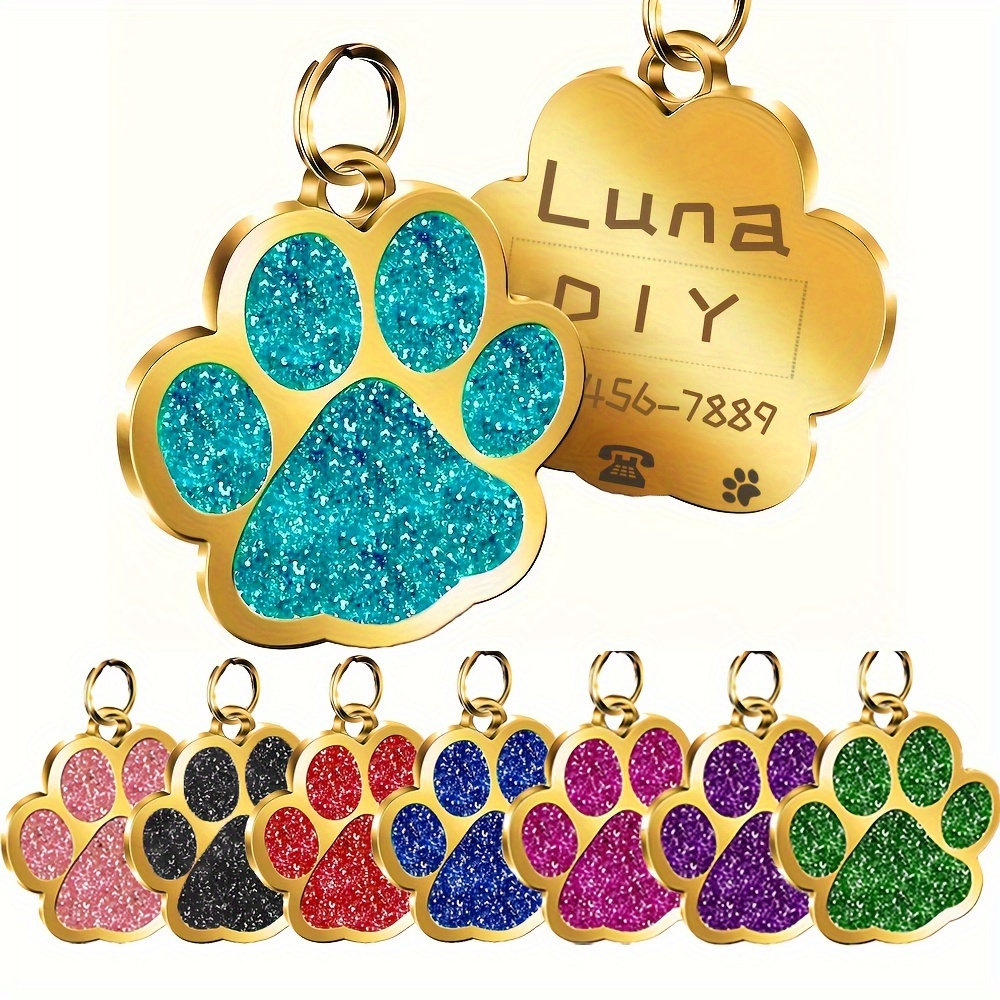 

Personalized Pet Id , Engraved Zinc Alloy ,