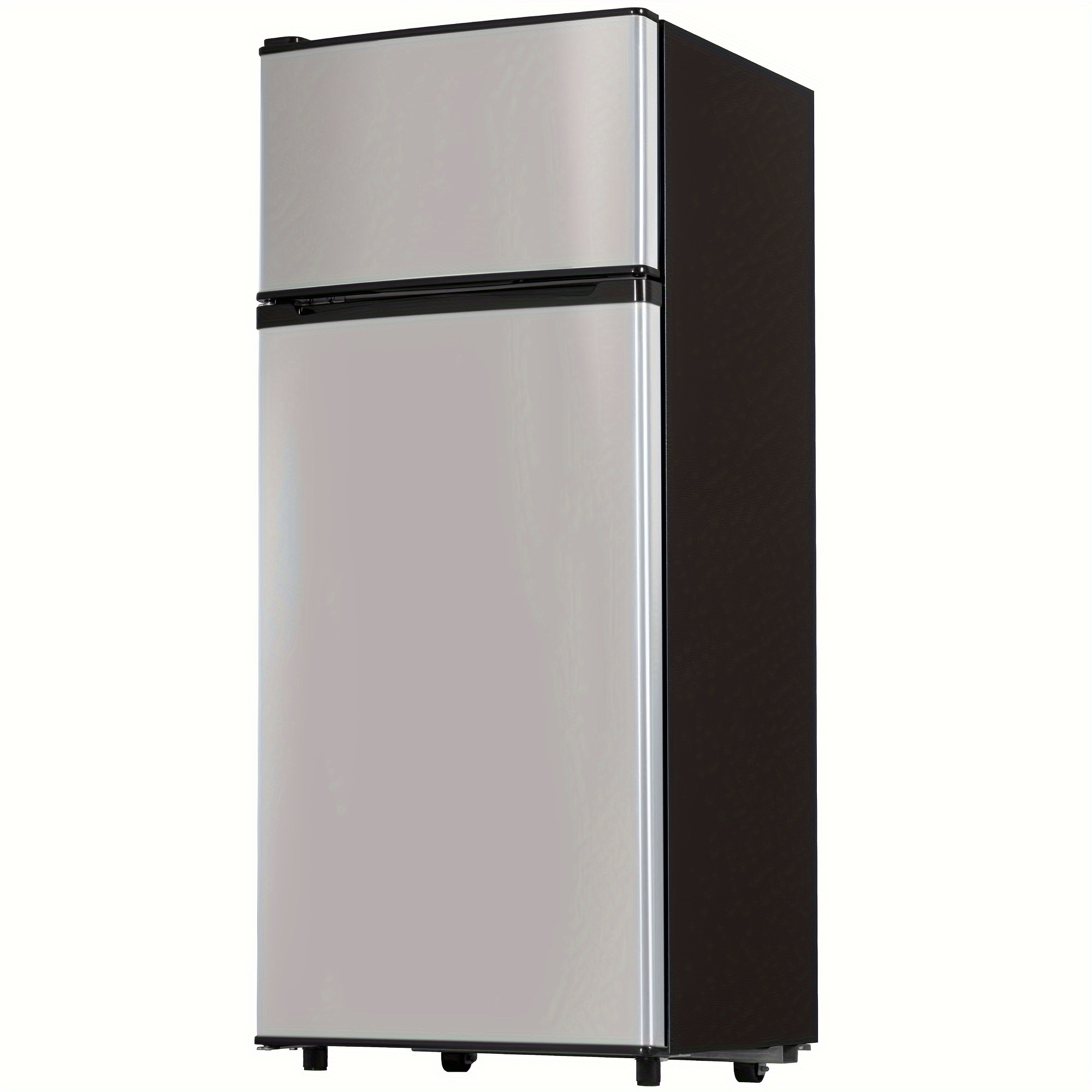 

Mini Fridge With Freezer, 4.5 Cu.ft Small Refrigerator With 2 Doors For Office, Kitchen, Dorm And Bedroom, Mini Refrigerator With Adjustable Shelves (silvery)