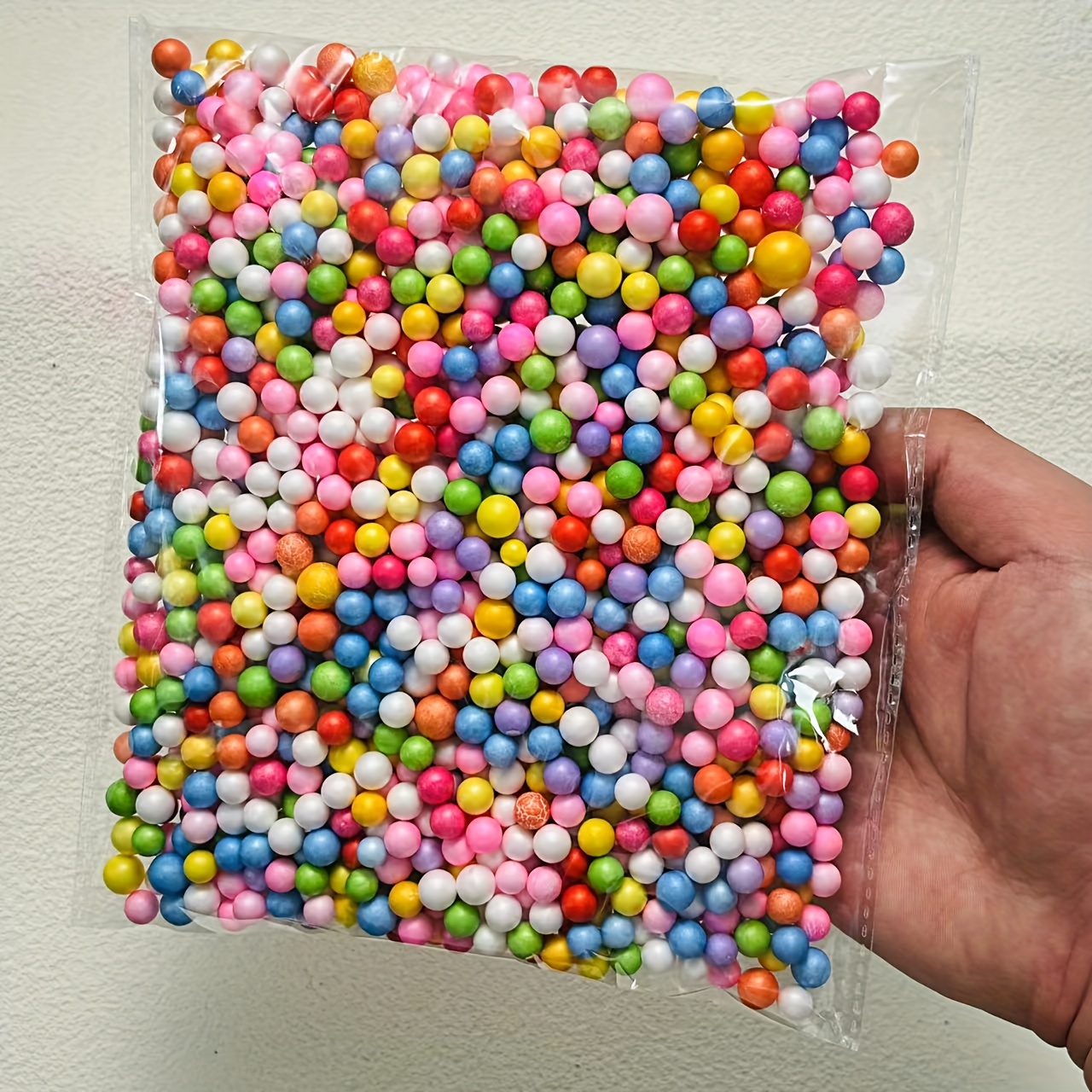 Image of 1 Pack Colored Styrofoam Foam Balls For, Slime Supplies, Craft Foam Balls 5-10mm For Arts Crafts Decorations, Home Decor, Wedding, Party Decorations
