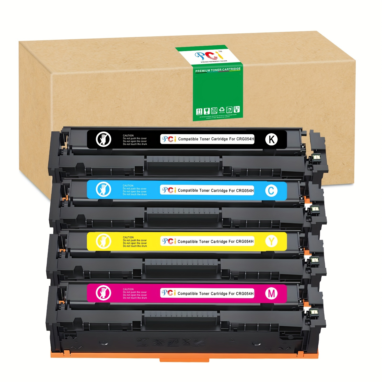 Pack de 4 Cartuchos de Tóner Canon Color imageCLASS MF644Cdw, MF642Cdw, MF641Cdw