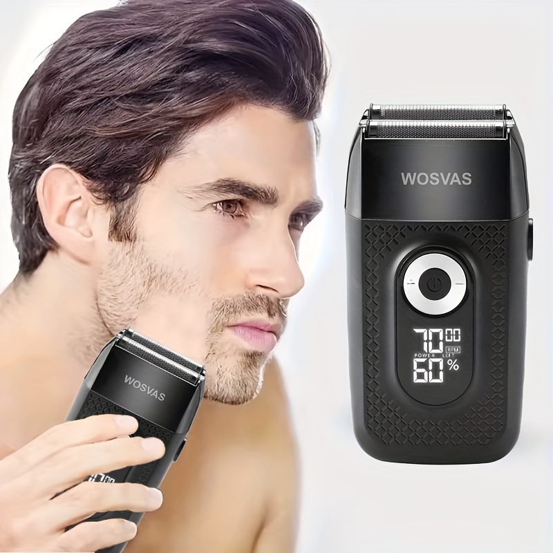 

Electric Shaver For Men Reciprocating Professional Rechargeable Waterptoof Electric Foil Shaver Beard Bald Head Trimmer Men Gift