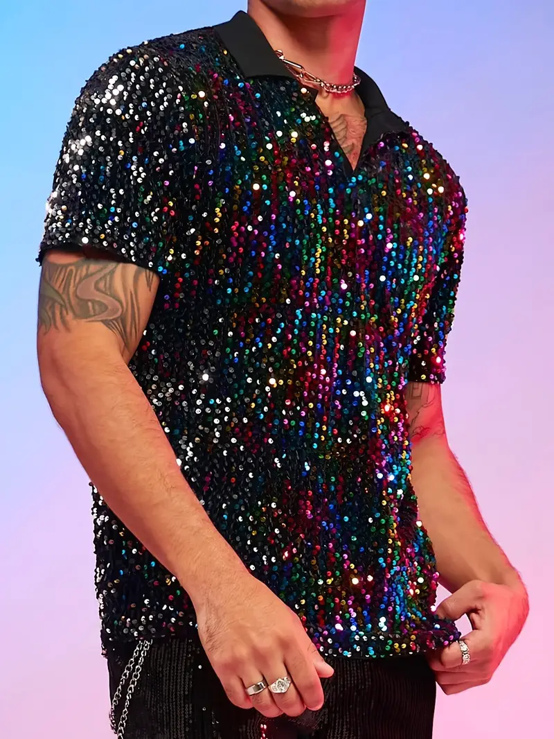 iridescent mens dress shirt Solid Iridescent Cotton Shirt 15.5 34/35